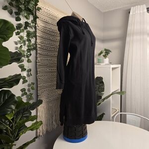 Uniqlo Black Hoodie Dress | Size XS